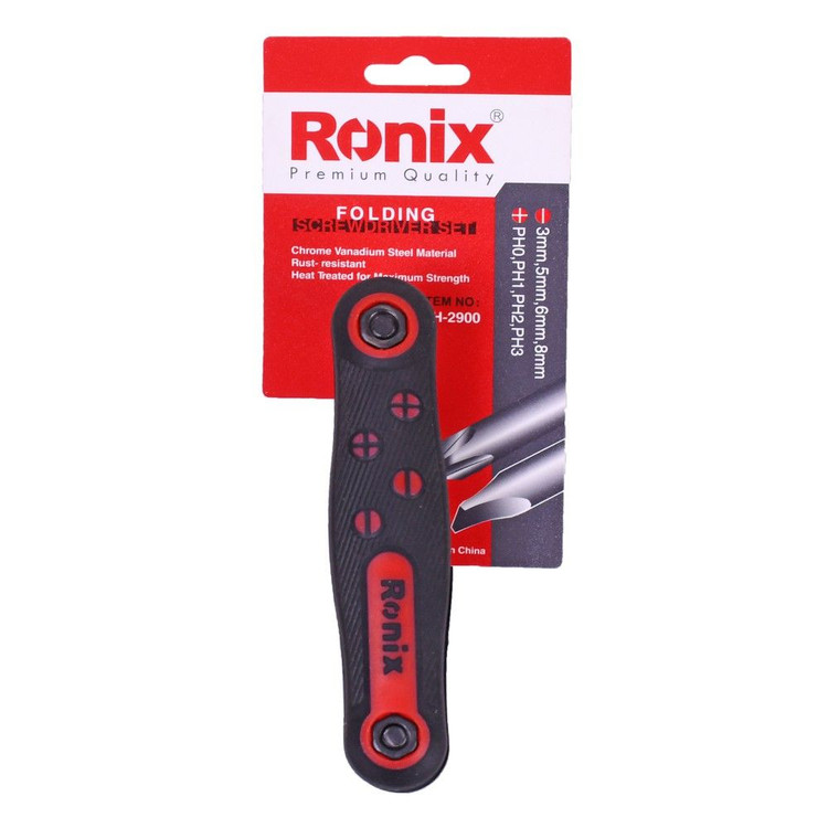 ست پیچ گوشتی چاقویی 8 عددی مدل RH-2900 رونیکس