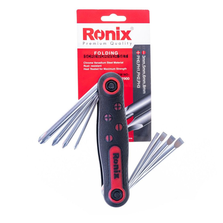 ست پیچ گوشتی چاقویی 8 عددی مدل RH-2900 رونیکس
