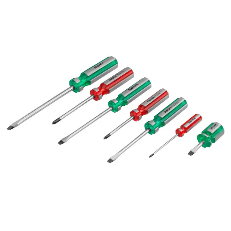 مجموعه 7 عددی پیچ گوشتی مدل RH-2701 رونیکس