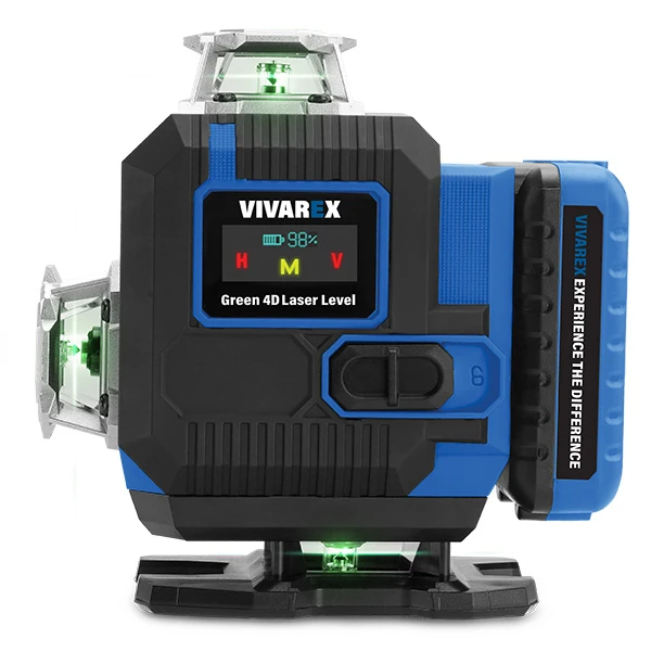 تراز لیزری 16 خط شارژی نور سبز 4D  مدل VR1604-L2 ویوارکس