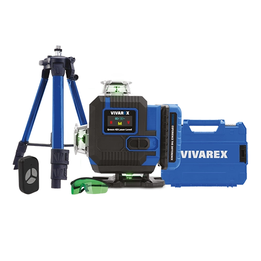 تراز لیزری 16 خط شارژی نور سبز 4D مدل VR1604-L2 ویوارکس